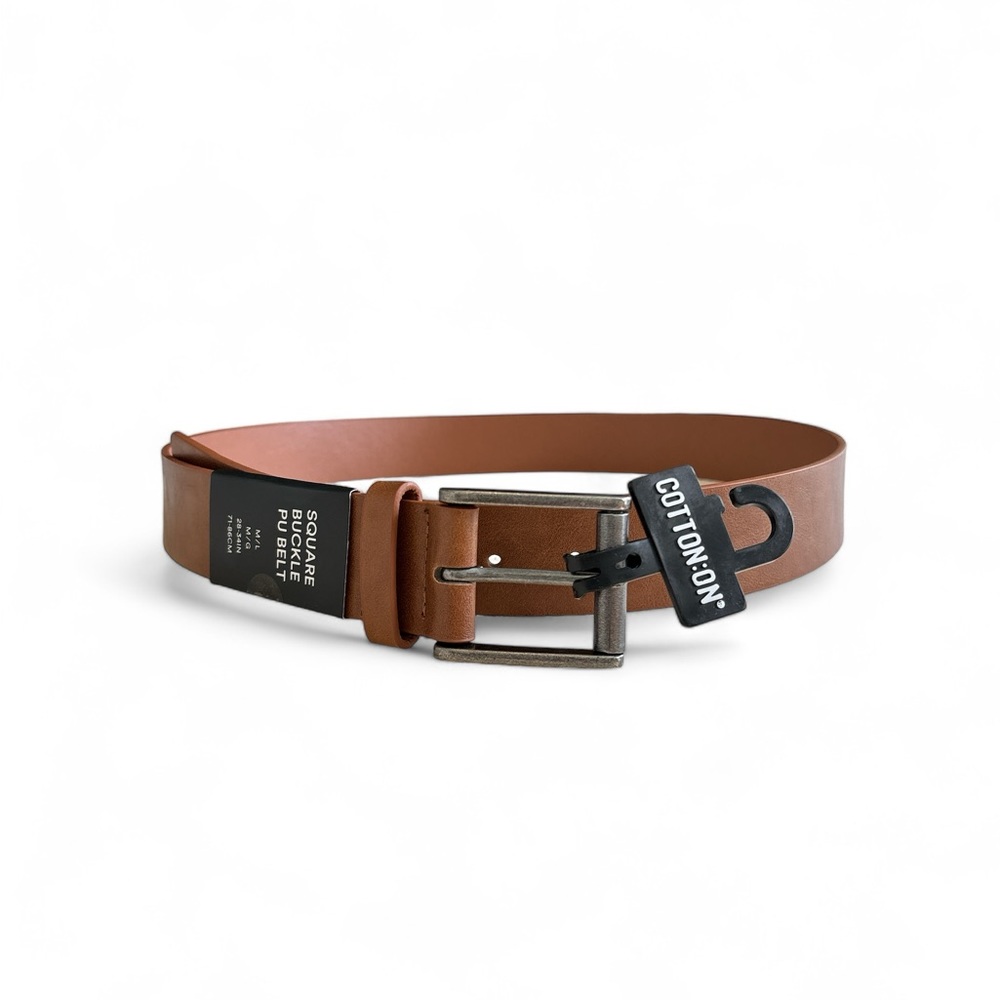Men’s Square Buckle Belt Size M/L